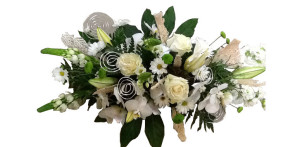 La pureté d'une fleur blanche immaculée