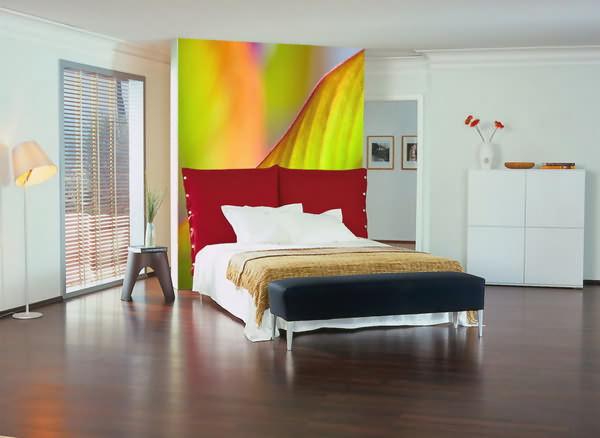 mur imprimé chambre