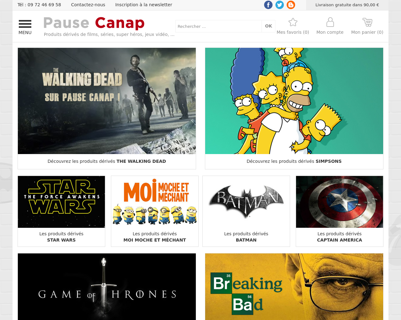 Pause Canap : Les produits dérivés inondent tous les univers