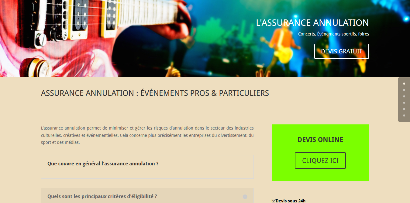assurances annulation