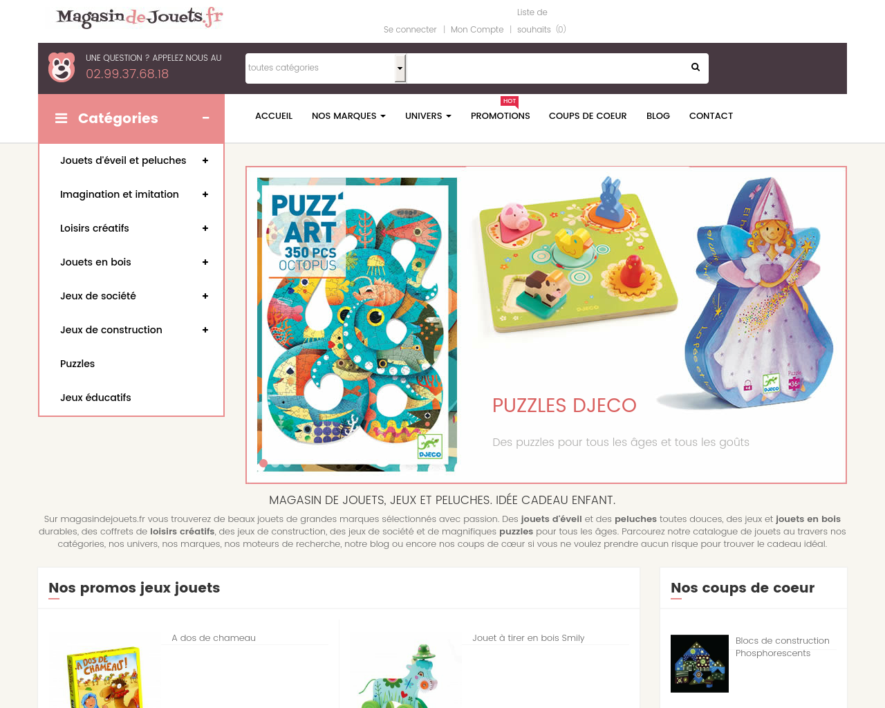 Magasin de Jouets : boutique en ligne de jouets de grandes marques