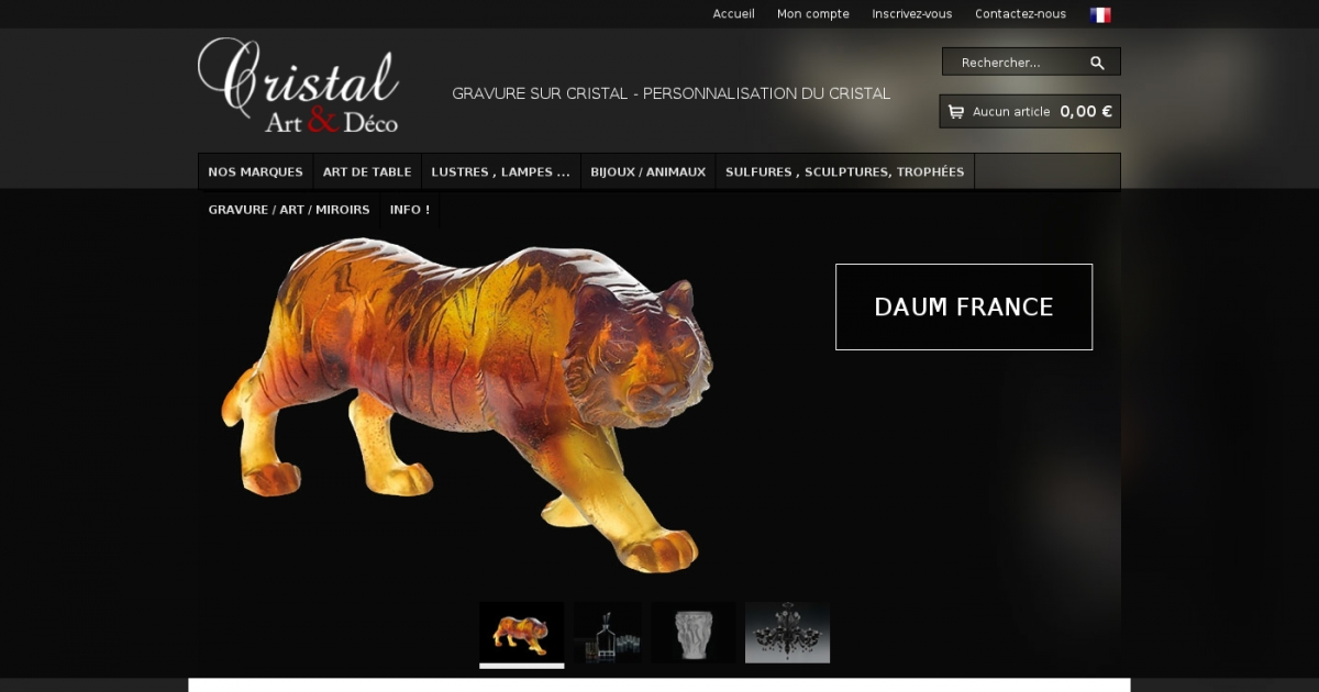 cristallerie en ligne