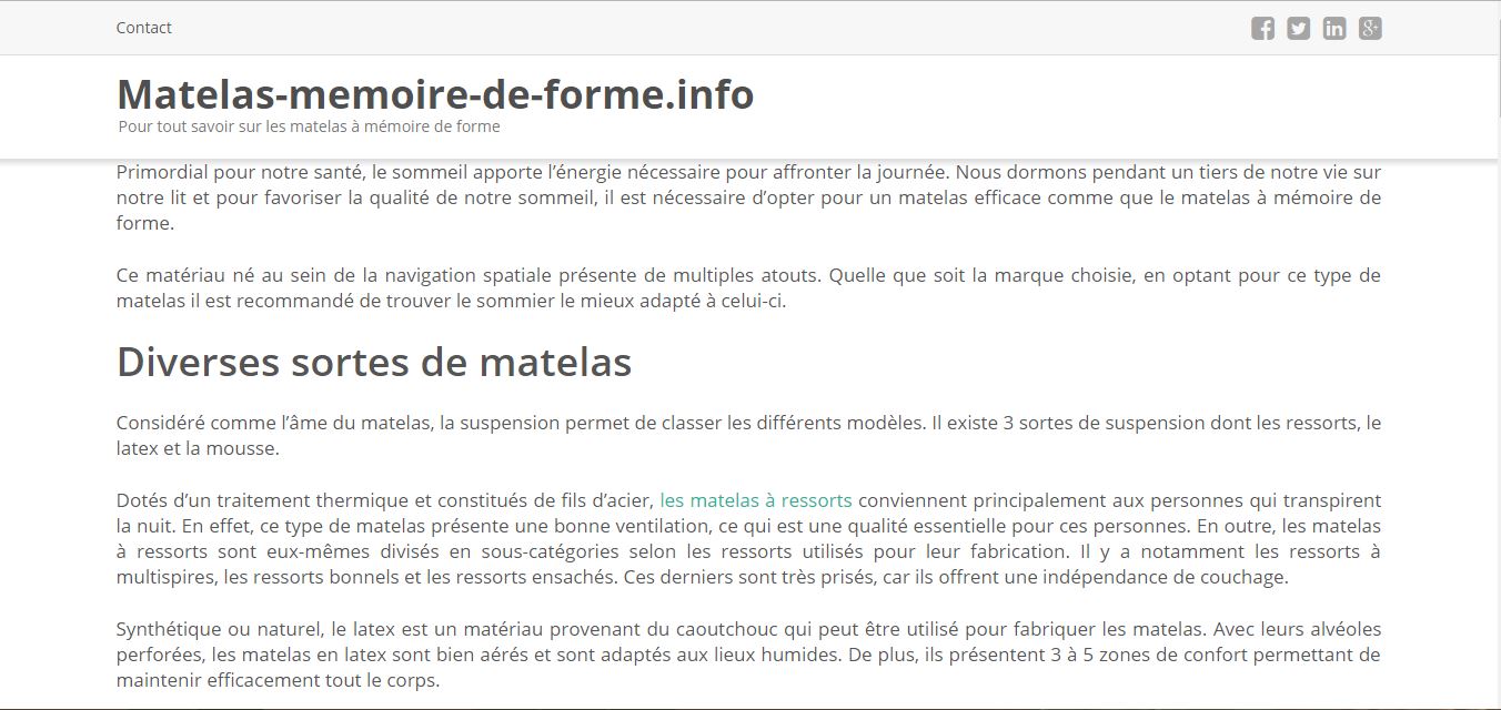 Matelas à mémoire de forme : guide pour tout savoir