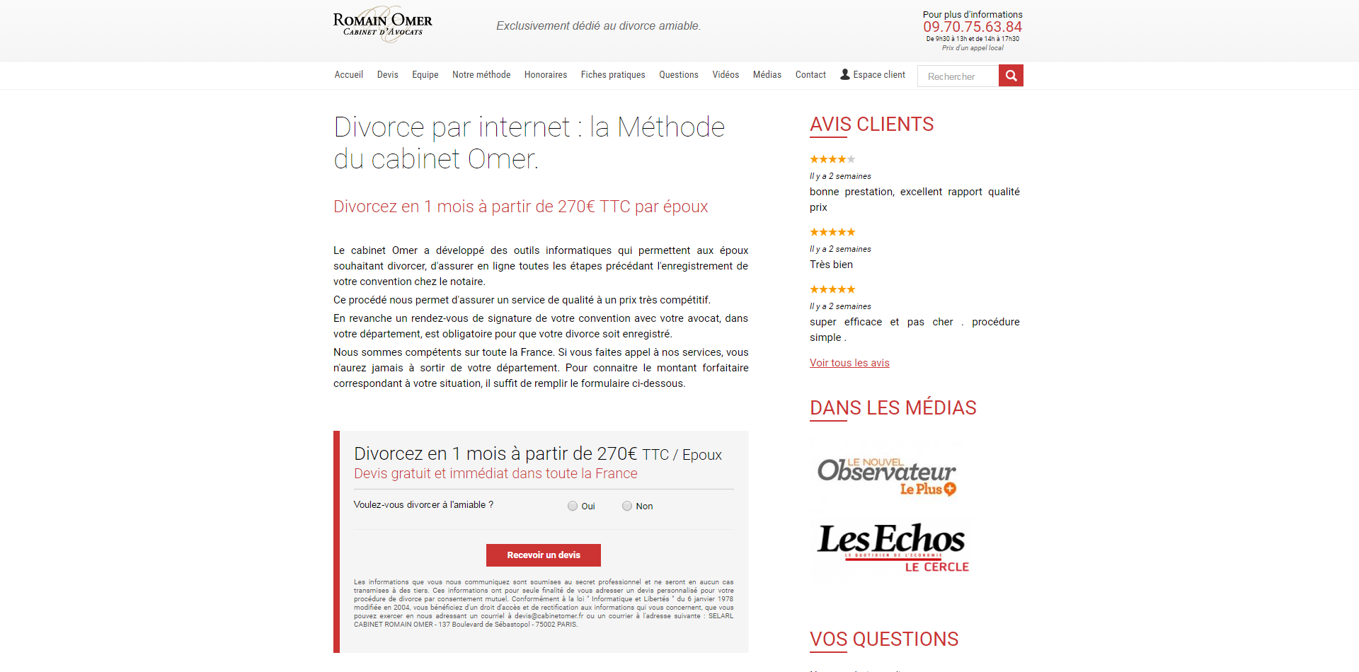 Divorce par internet