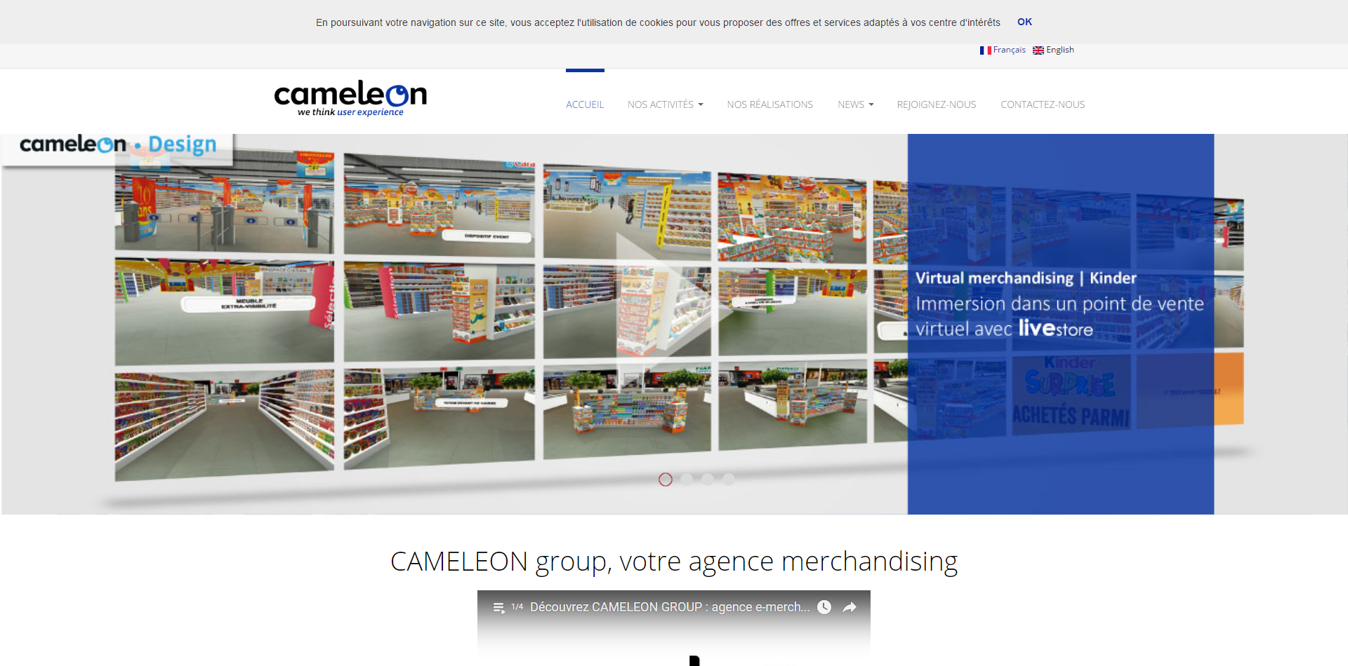 Cameleon group : agence merchandising
