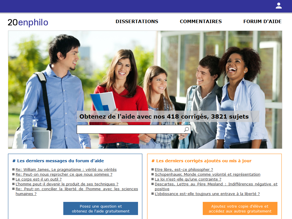 20enphilo : aide en philosophie pour réussir dissertations et commentaires
