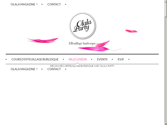 Olala Party : Cours d’effeuillage burlesque