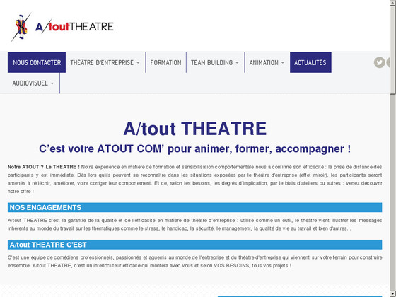 Atout théâtre : théâtre et séminaire d'entreprise sur mesure