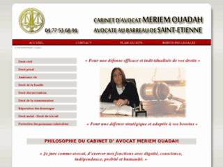 Meriem Ouadah : avocate au barreau de Saint-Etienne
