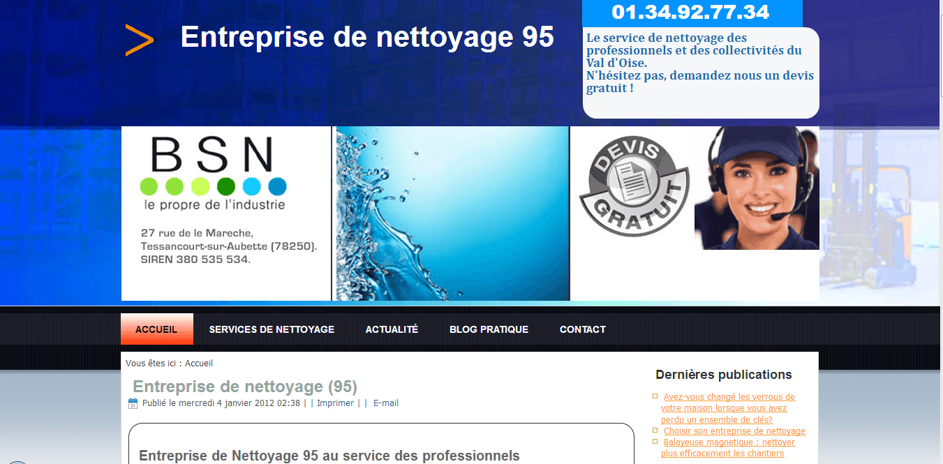 Entreprise de nettoyage 95 : pour tous travaux de nettoyage et entretien divers