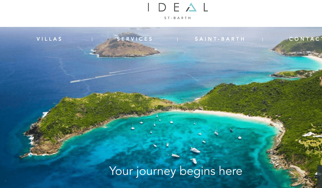location villa saint barth