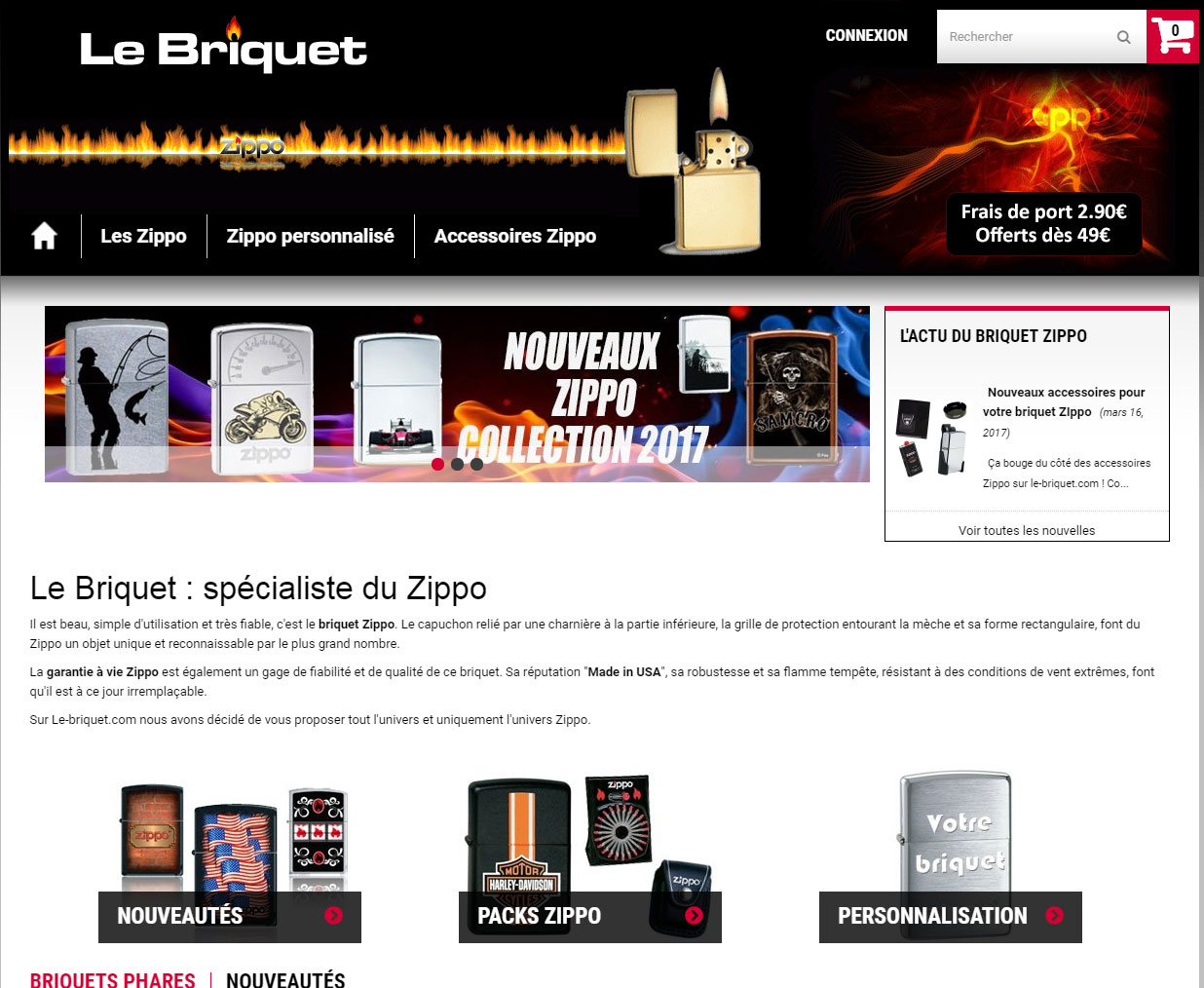 Le Briquet : spécialiste du Zippo