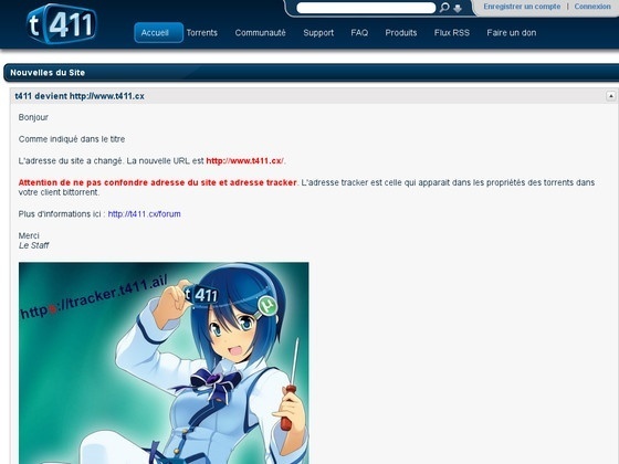 T411 : le meilleur site de téléchargement torrent