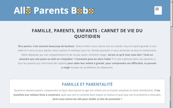 Allo Parents Bobo : le blog utilitaire sur la famille et les enfants