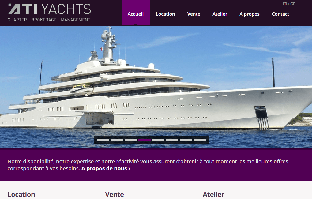 ATI Yacht : entreprise de yachting à Antibes