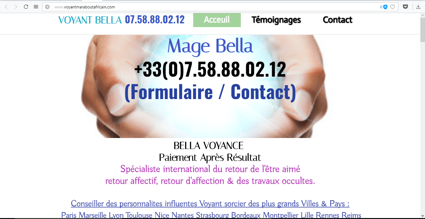 Mage Bella : Voyant Marabout Africain en ligne