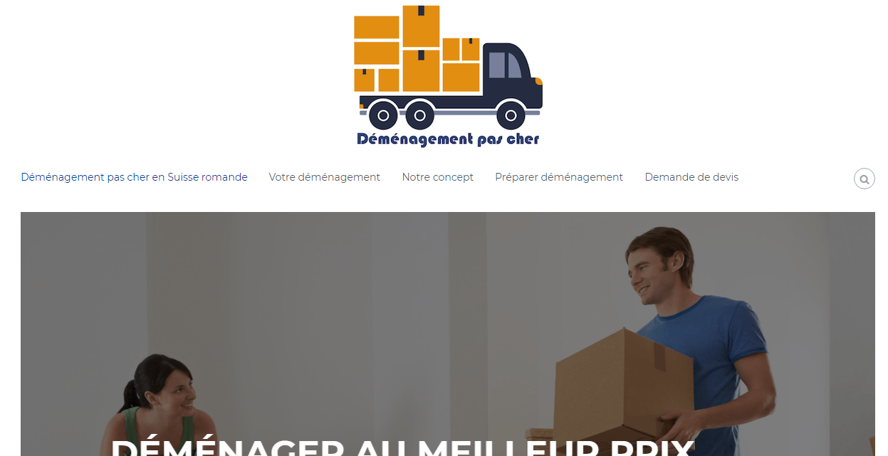 "Demenagementpascher.ch" : expert du déménagement en Suisse