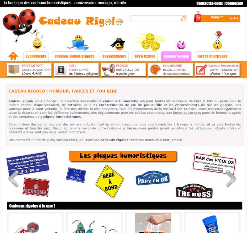 Cadeau rigolo : boutique humoristique en ligne
