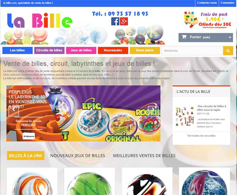 La bille : expert des billes sur Internet