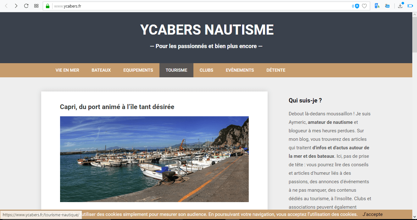 Ycabers : le blog sur le nautisme