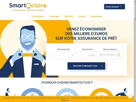 Smartoctave : Assurance emprunteur pour les prêts immobiliers