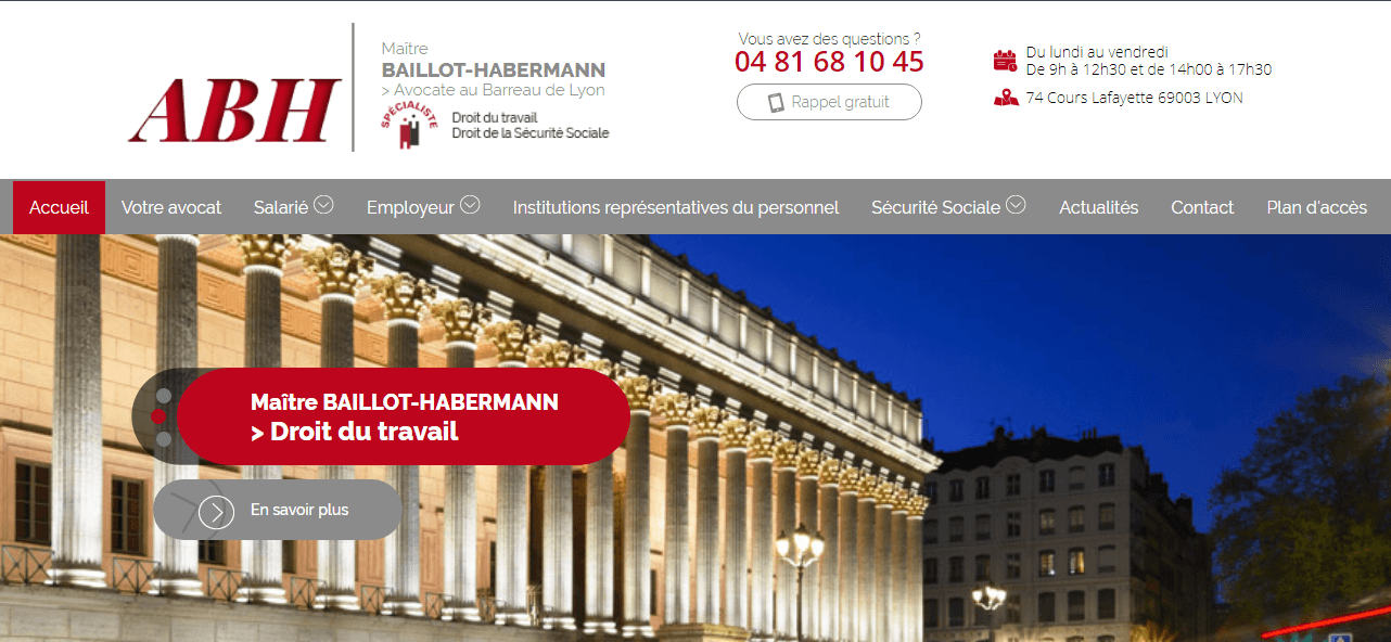Maître Baillot-Habermann : avocat en droit de la sécurité sociale à Lyon 3
