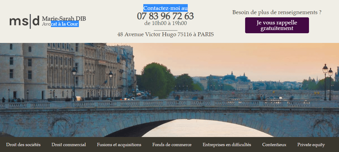Maitre Dib : avocat en droit des affaires à Paris 16