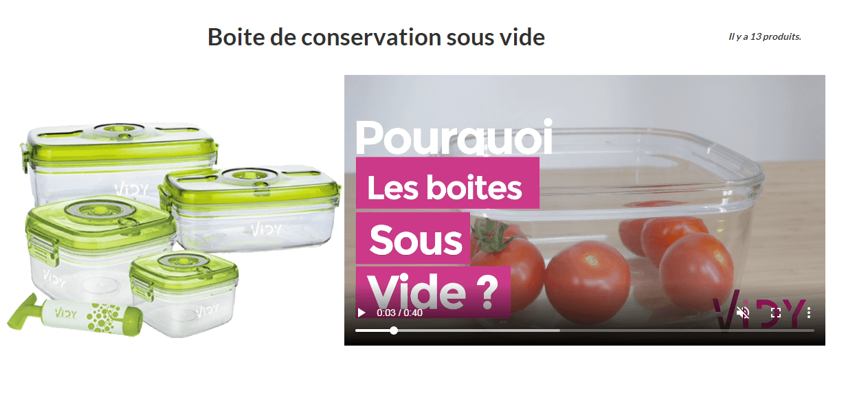 Toutsousvide : appareils pour préparer et conserver les aliments