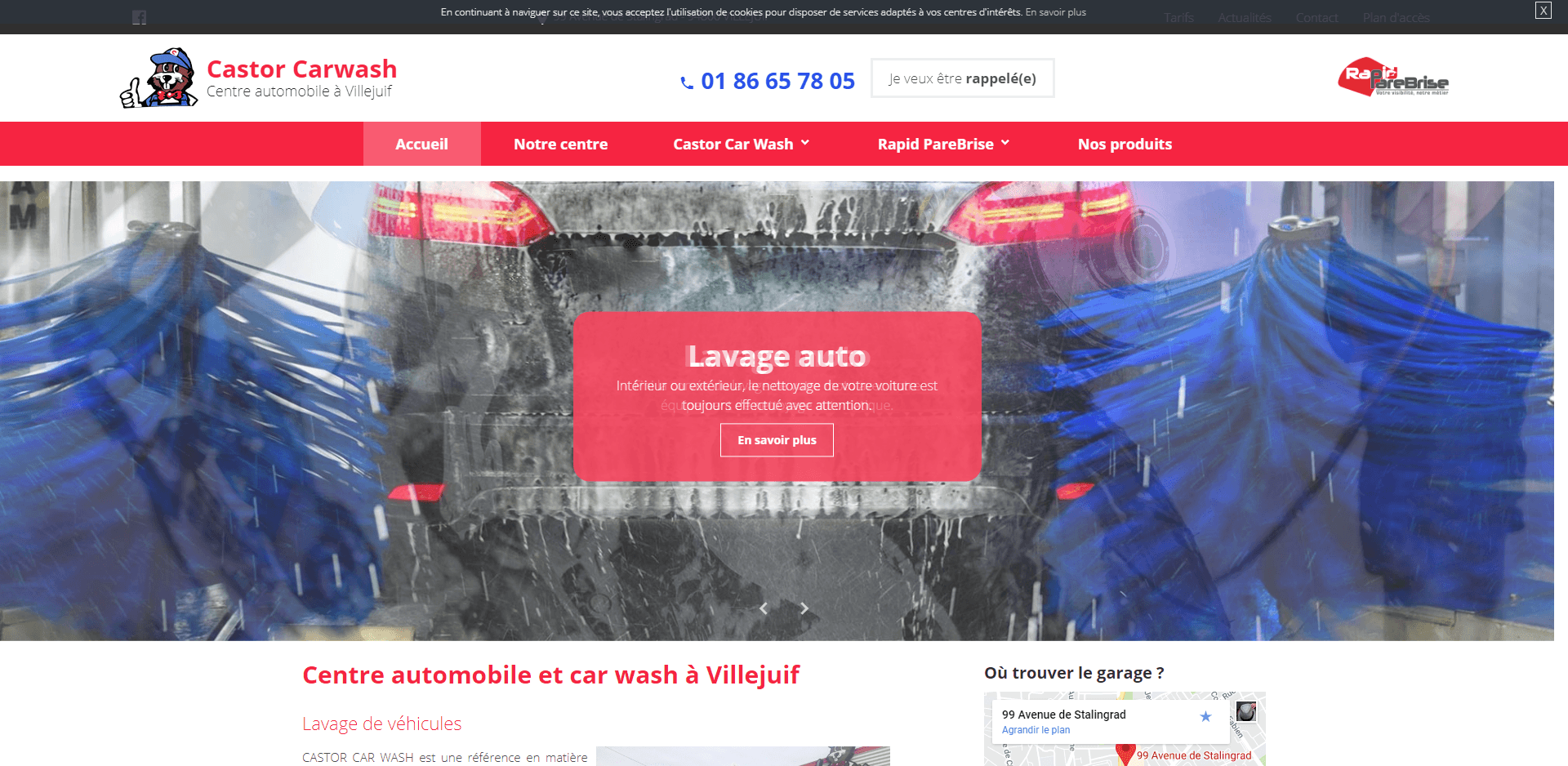 Castor Car Wash : remplacement de pare-brise à Villejuif