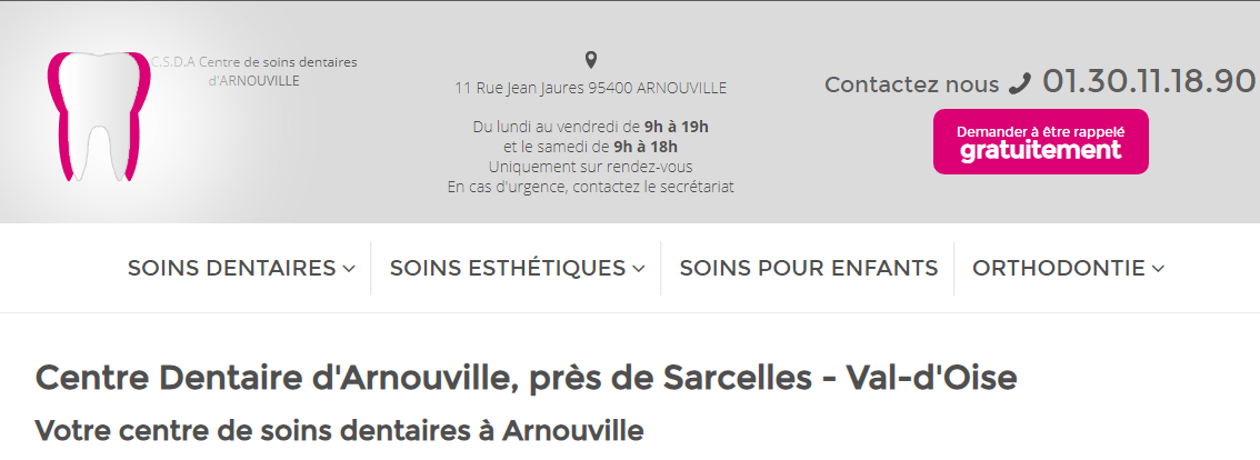 Centre Dentaire d'Arnouville : espace pour la santé bucco-dentaire