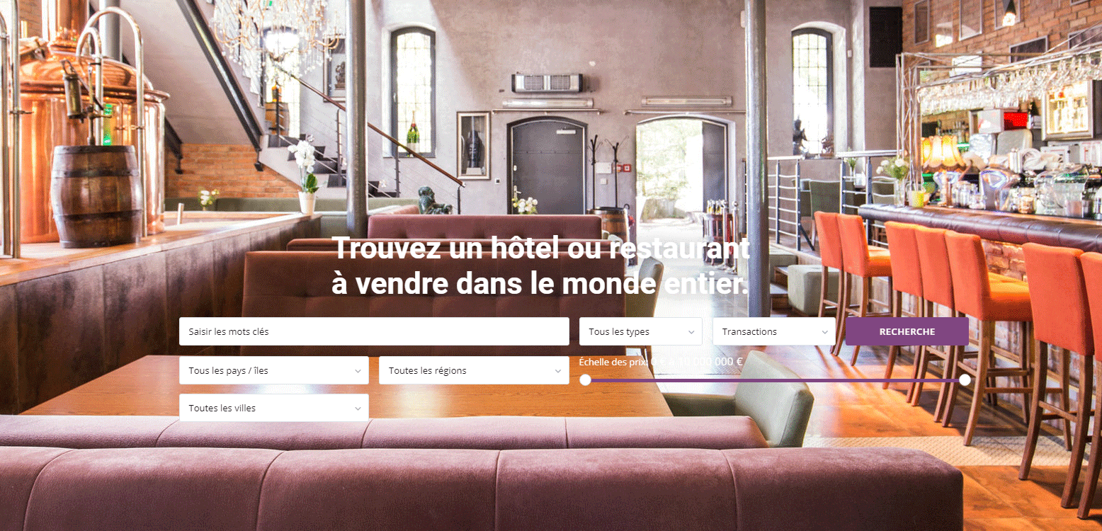 Hotel resto a vendre : annonces en ligne