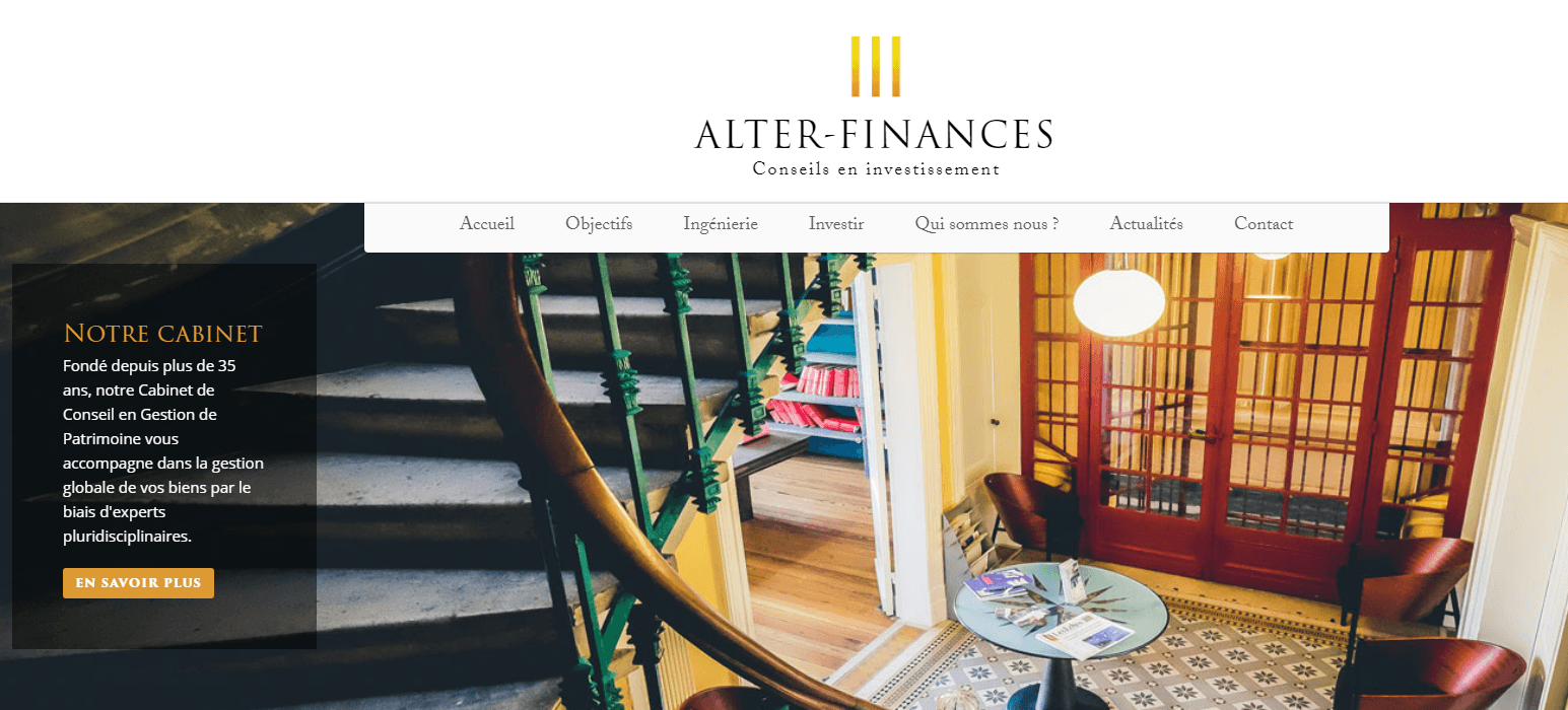 Alter Finances : cabinet de gestion de patrimoine à Bordeaux