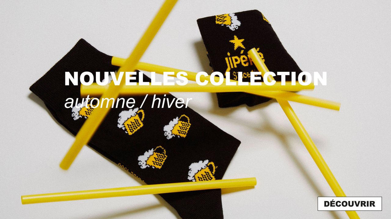 Jipépé : chaussettes fantaisie et originales pour homme et femme