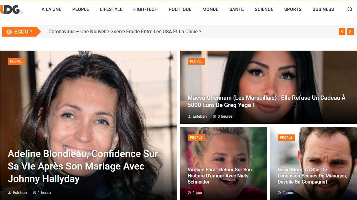 LDG : site d'actualités internationales en direct