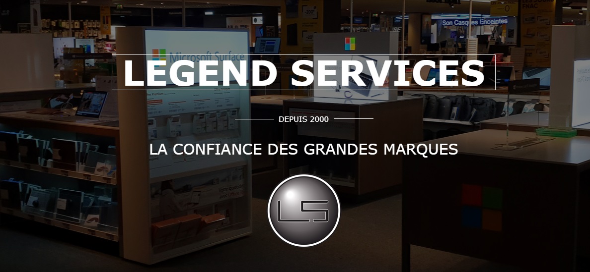 Legend Services : installation de supports publicitaires sur lieu de vente