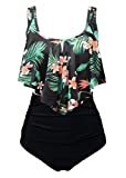 Maillot de Bain Femmes 2 Pieces à Volants